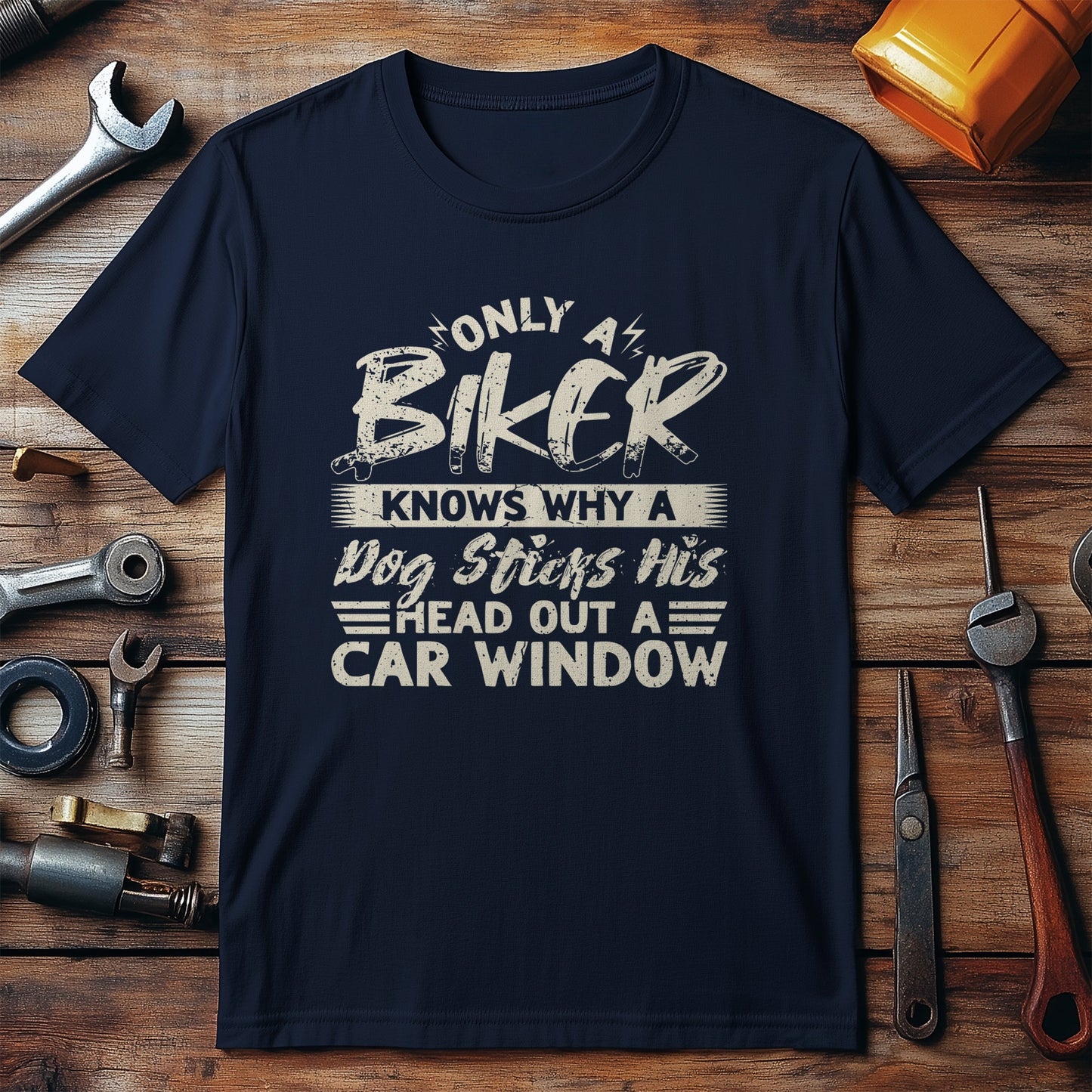 Only A Biker T-Shirt - Hilariously