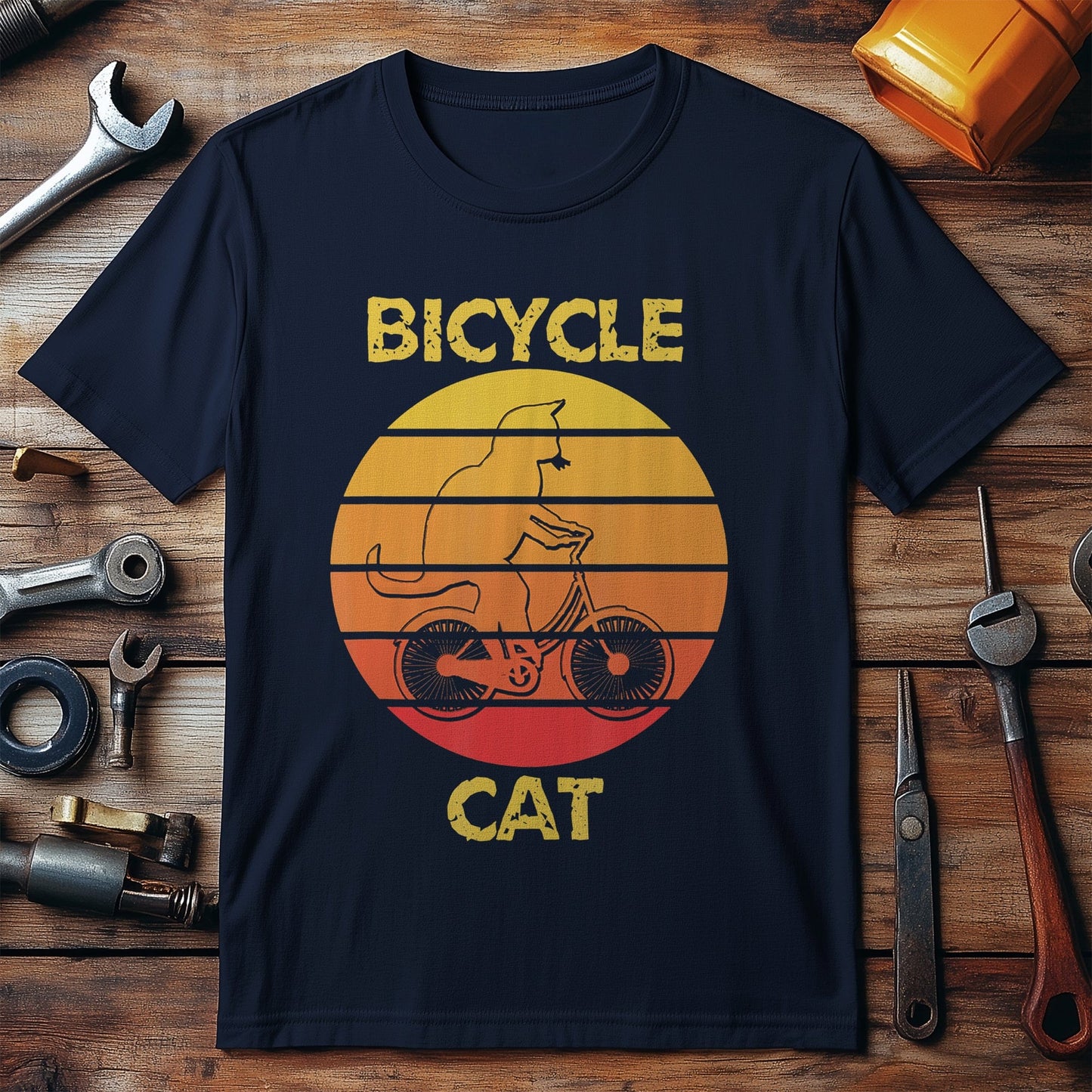 Cycling Cat T-Shirt Purr-fectly
