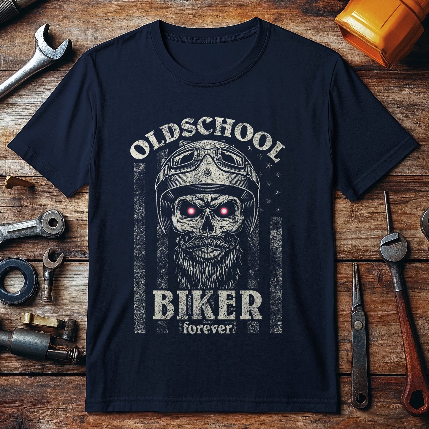 Old School Biker Forever T-Shirt -