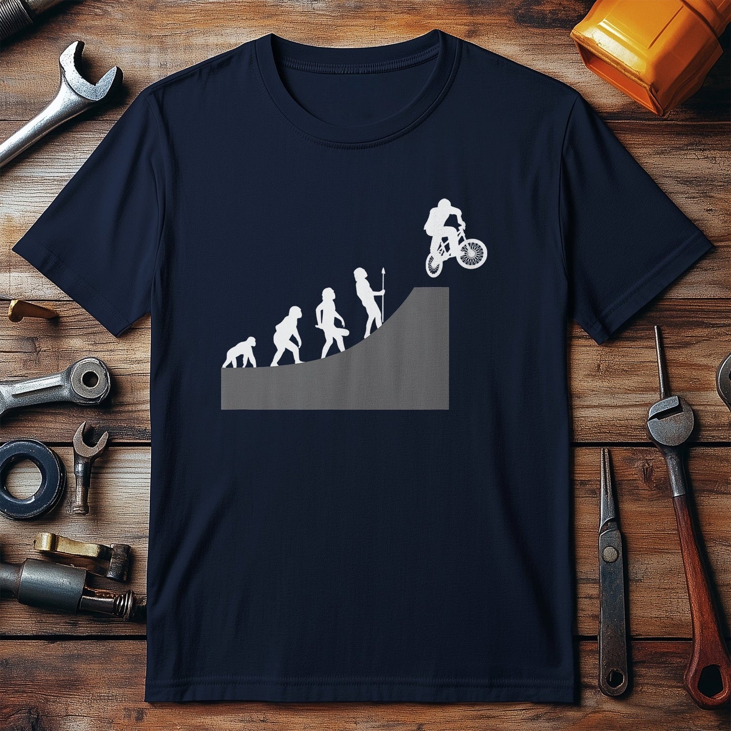 Cycling Evolution T-shirt Style001