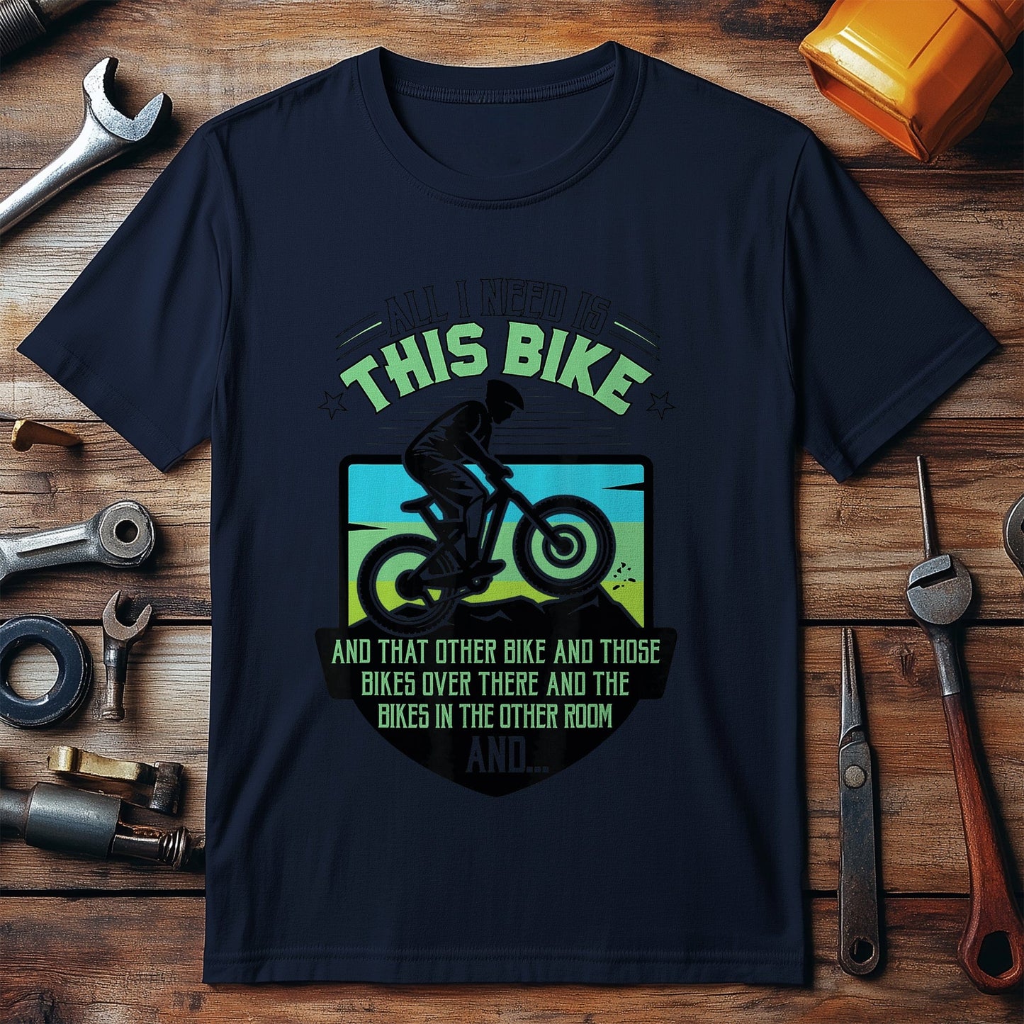 Cycling T-shirt Rev Up Your Bike