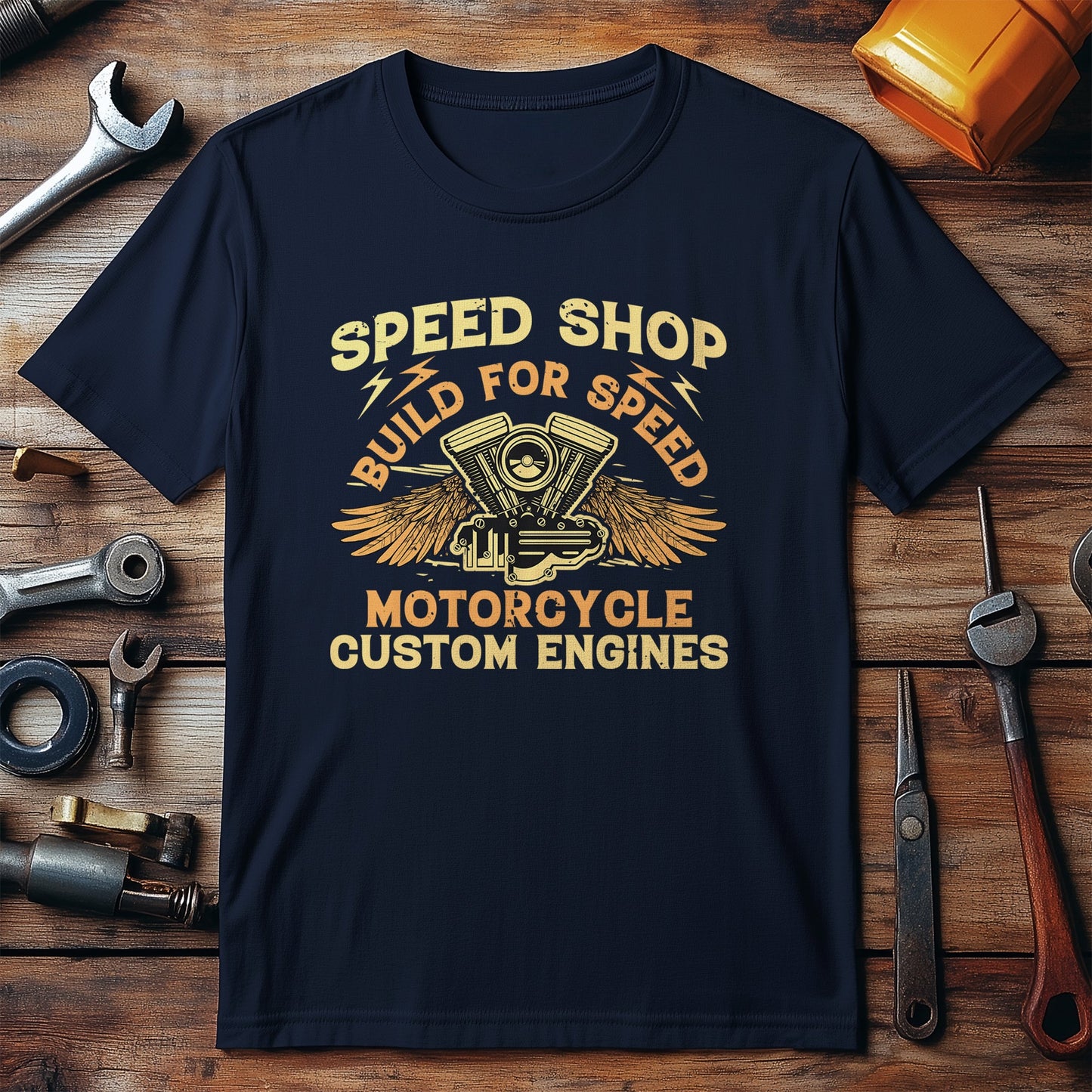 Speed Shop Custom Engine T-Shirt ‚Äì