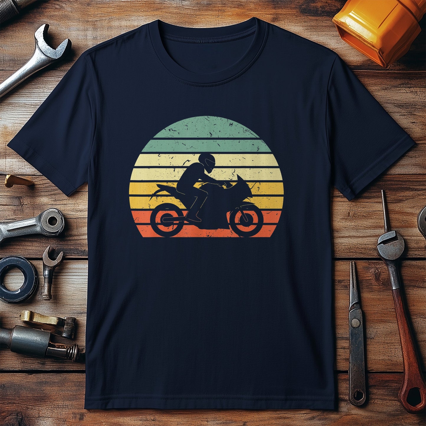 Vintage Bike Vibes T-Shirt - Retro