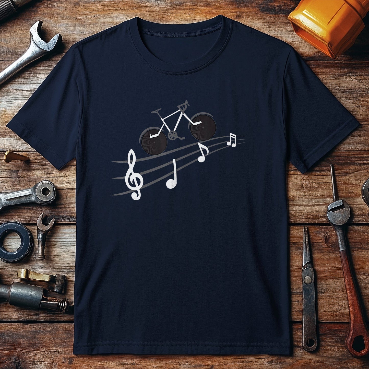 Cycling 91 T-shirt Pedal to the Rhythm