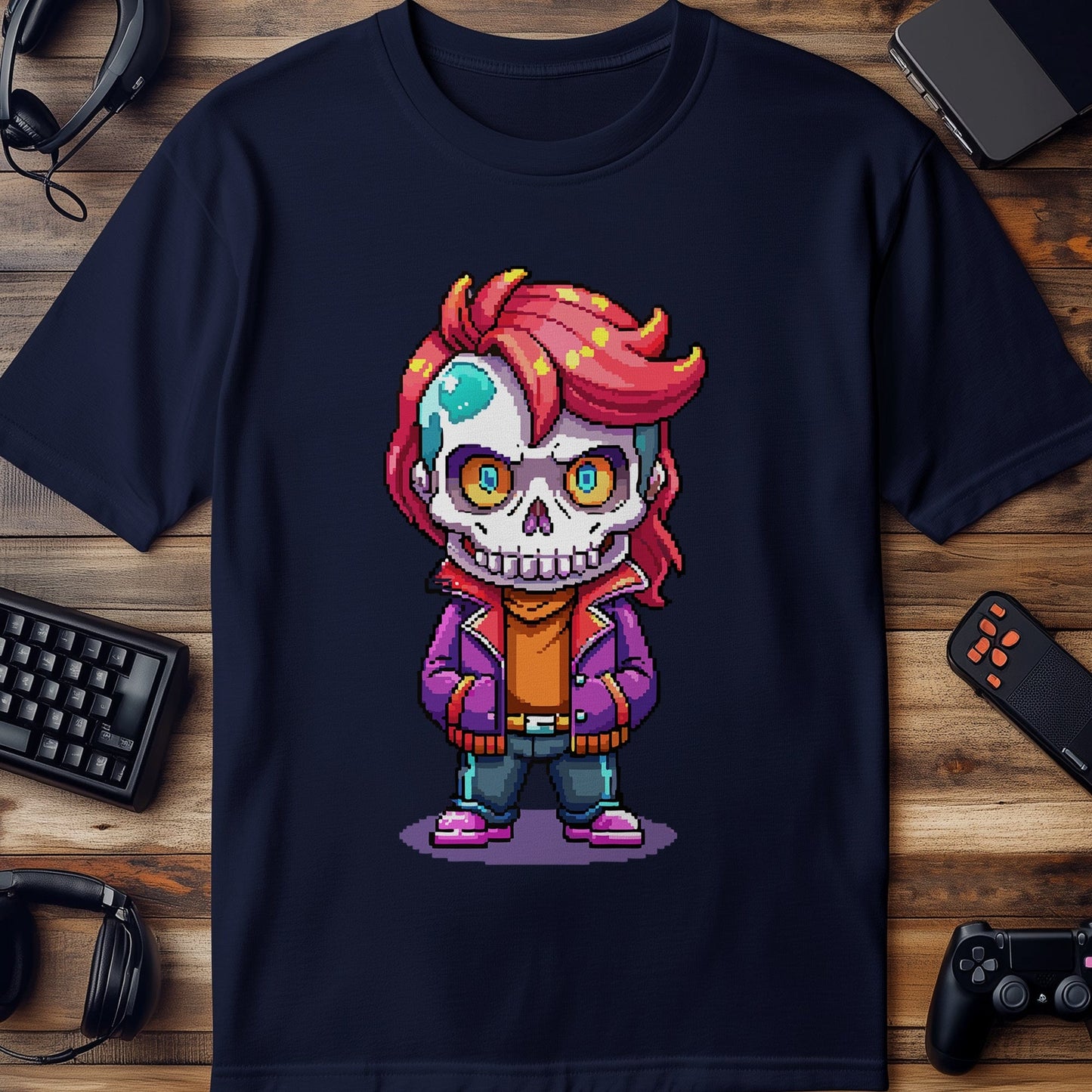 Pixel 50 Skeleton T-Shirt