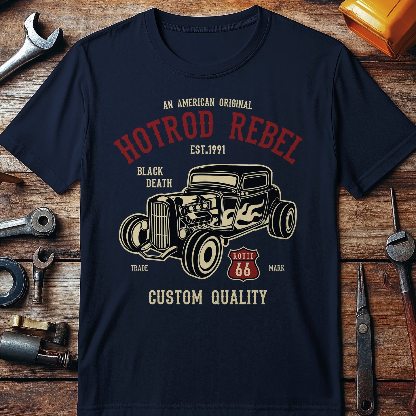 Hot Rod Hotrod Rebel T-Shirt