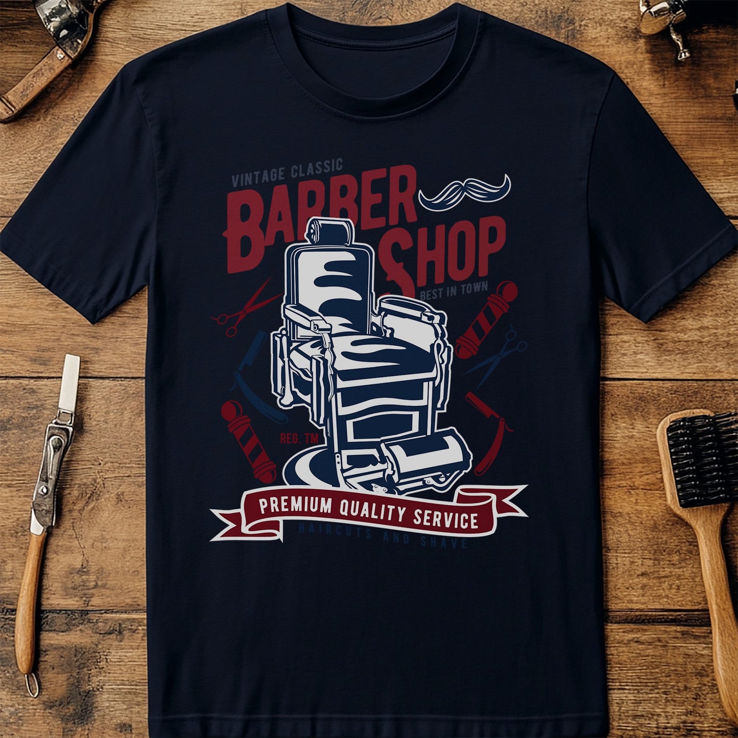 Vintage Barber Shop T-shirt