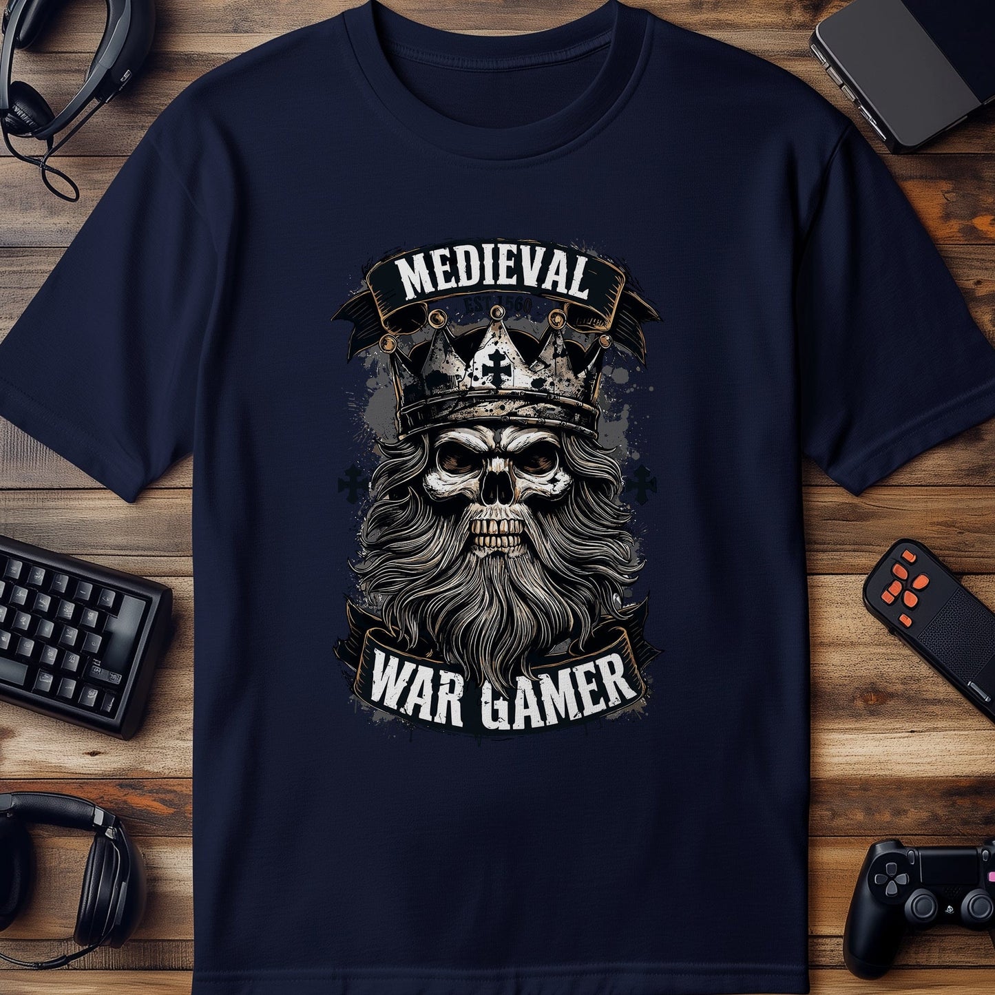 Gamer9  Medieval war gamer -shirt