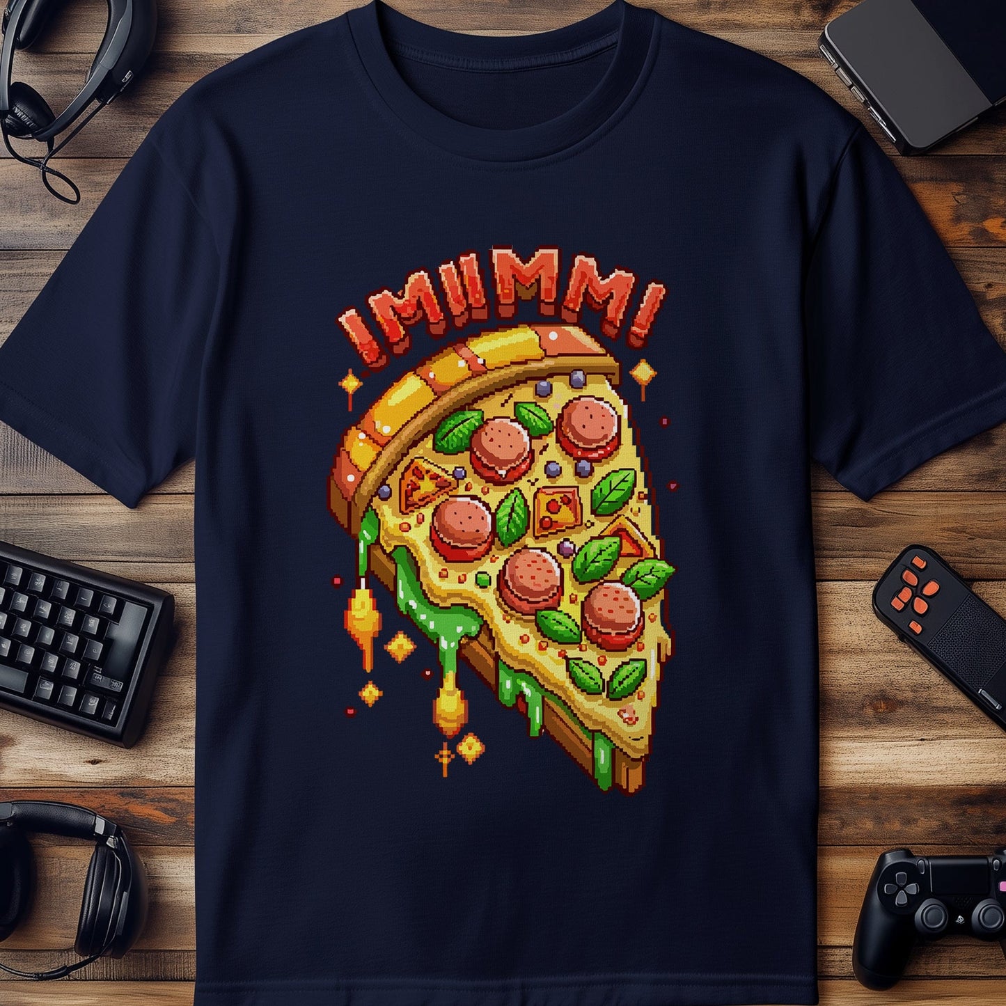 Pixel 67 Pizza T-shirt
