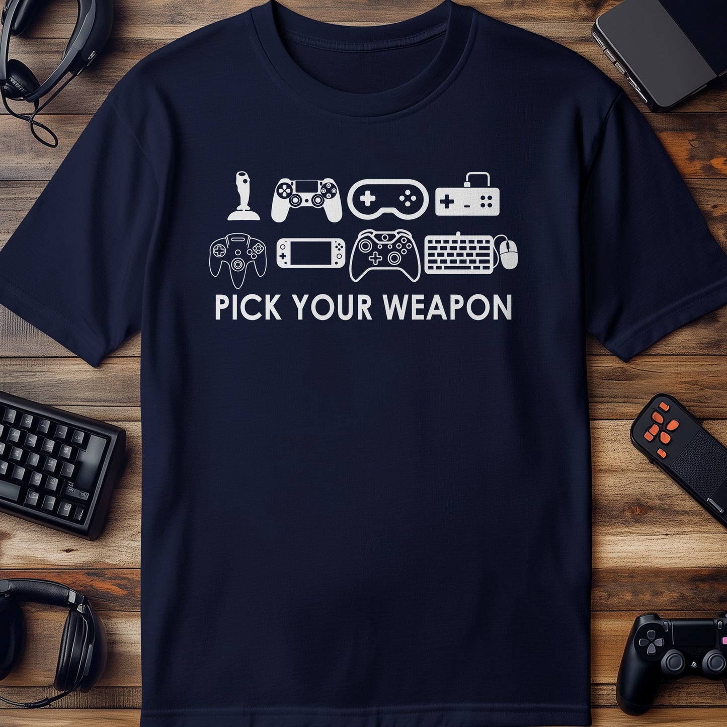 Pick Your Weapon Gaming T-Shirt