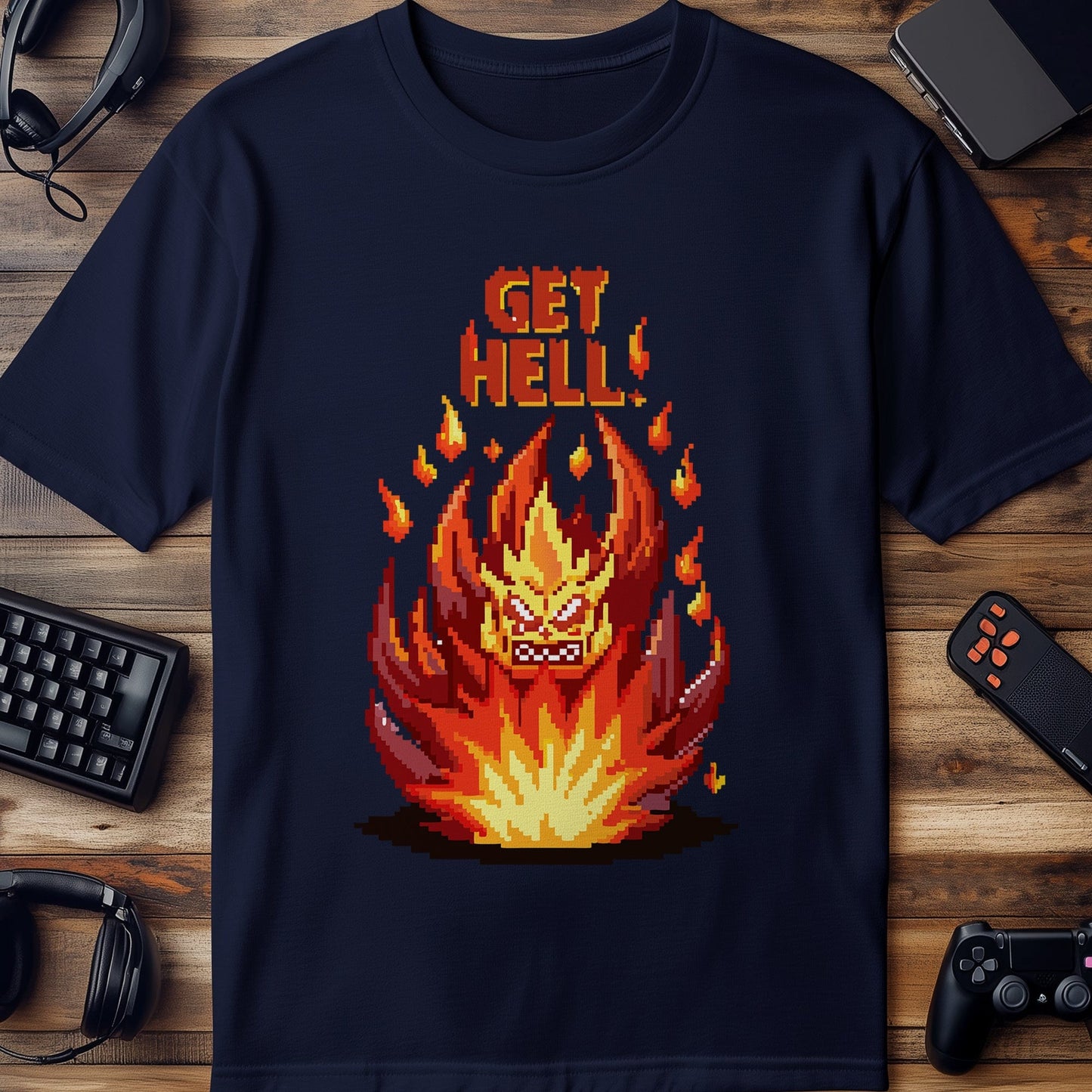 Pixel 62 T-shirt  Fire