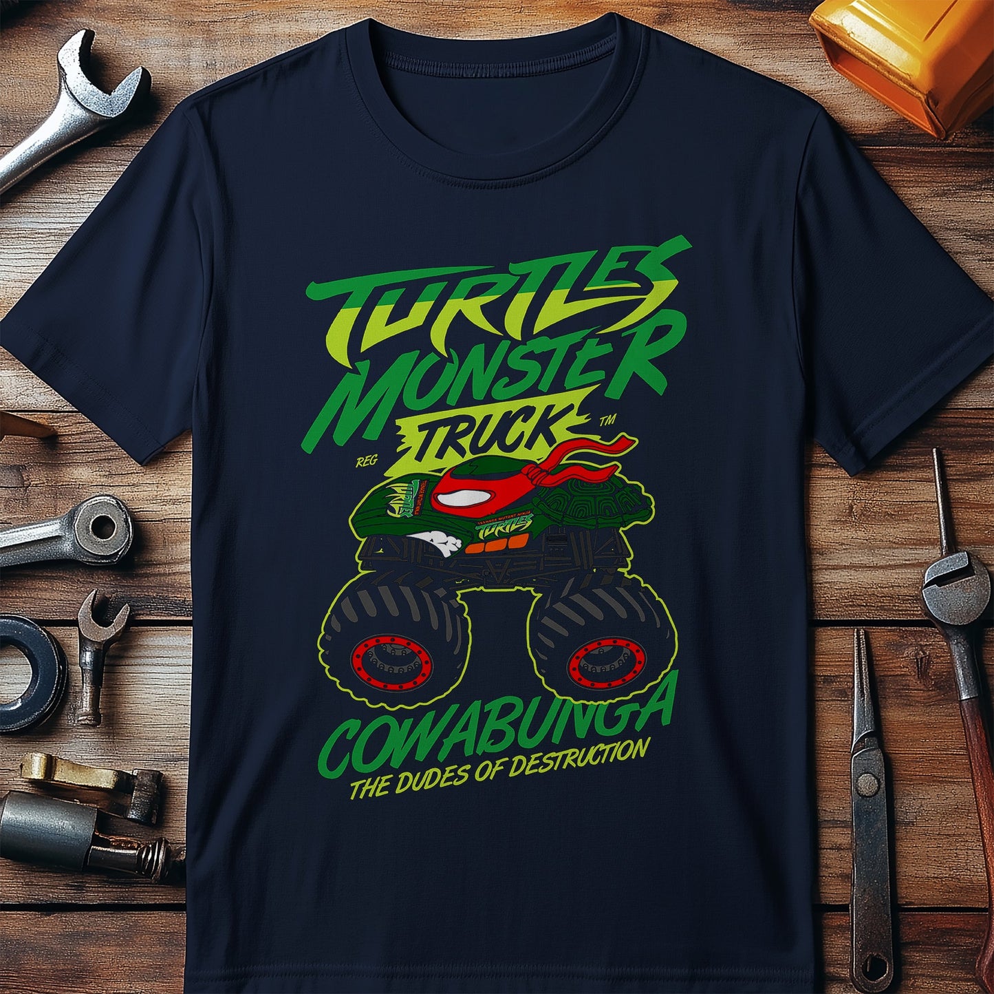 Turtle Monster Truck T-Shirt
