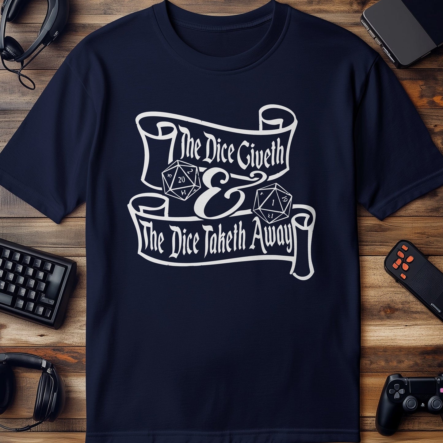 Dice Giveth Taketh Away T-shirt