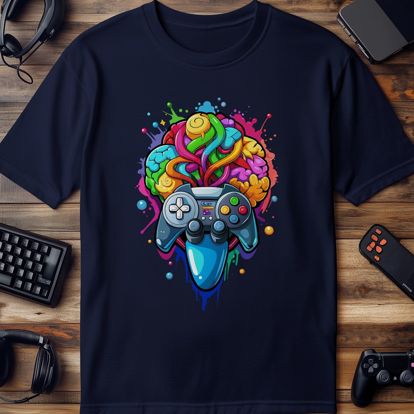Gamer51 t-shirt brain