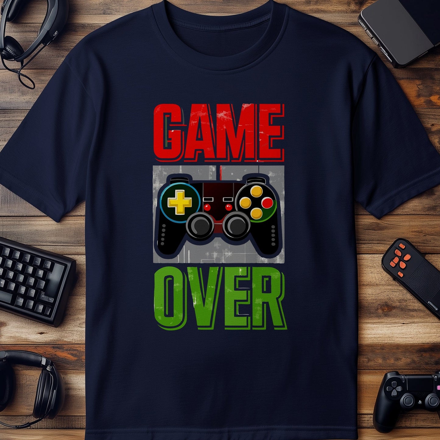 Gamer50 t-shirt Game over