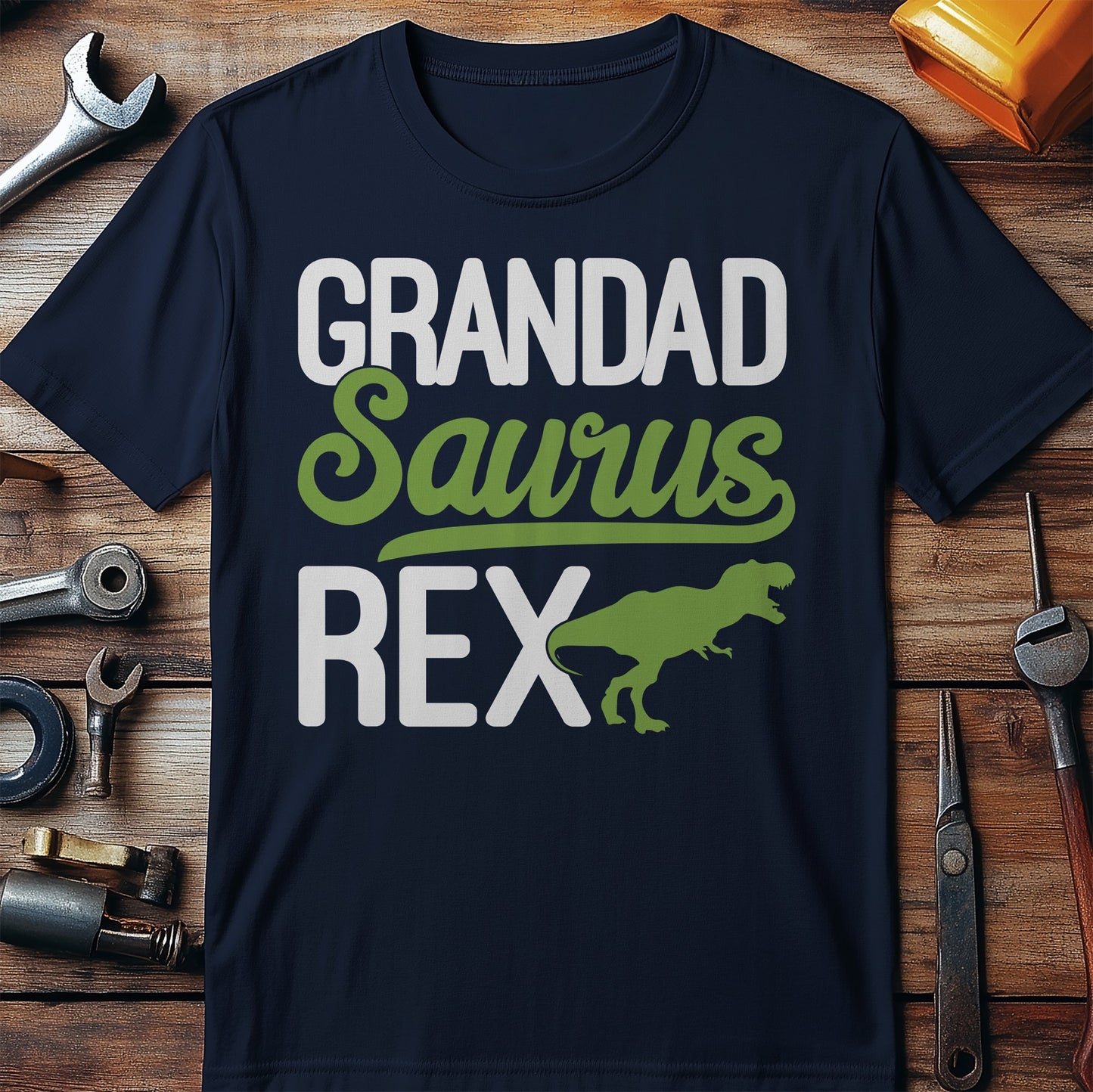 Text Grandadsaurus T-Rex T-Shirt