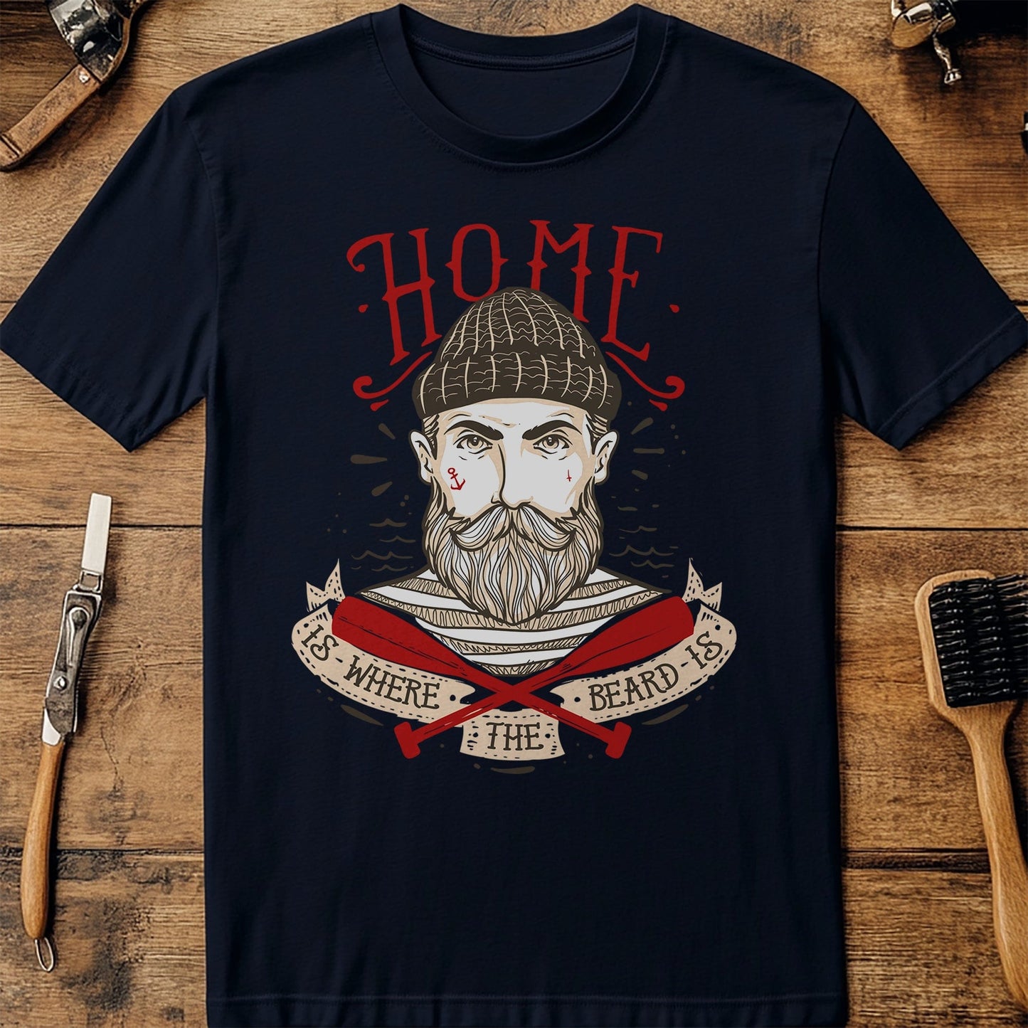 Home is Where the Beard Is T-Shirt
