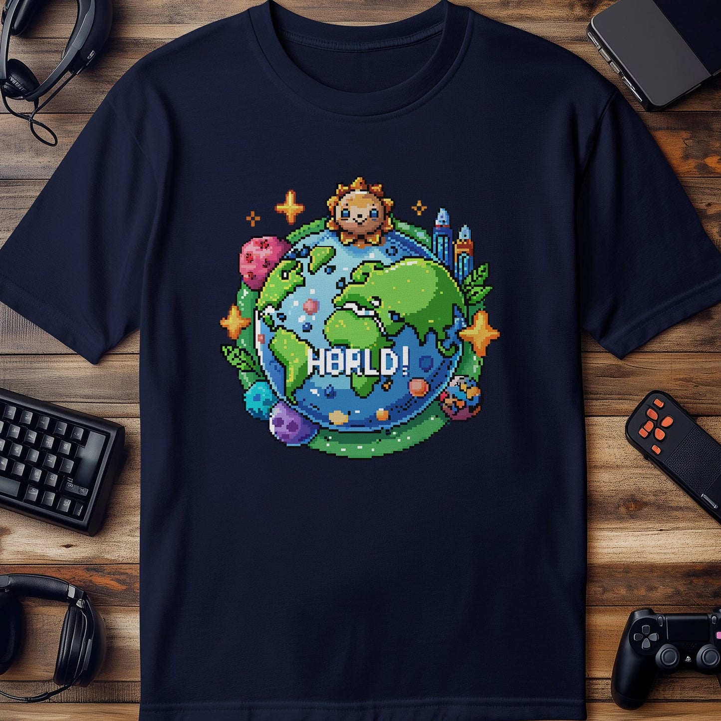 Pixel 56 T-shirt Earth