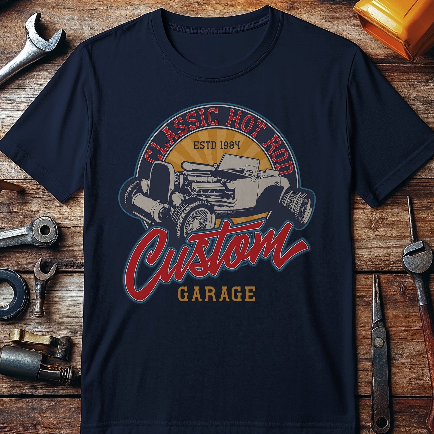 Classic Hot Rod Garage 1984 T-Shirt