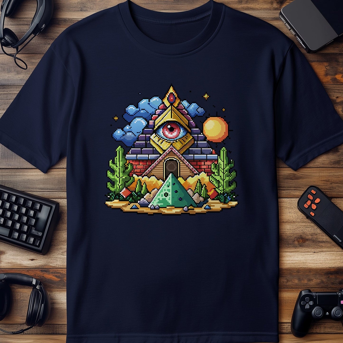 Pixel 81 T-shirt  Epic Zelda Eye Design
