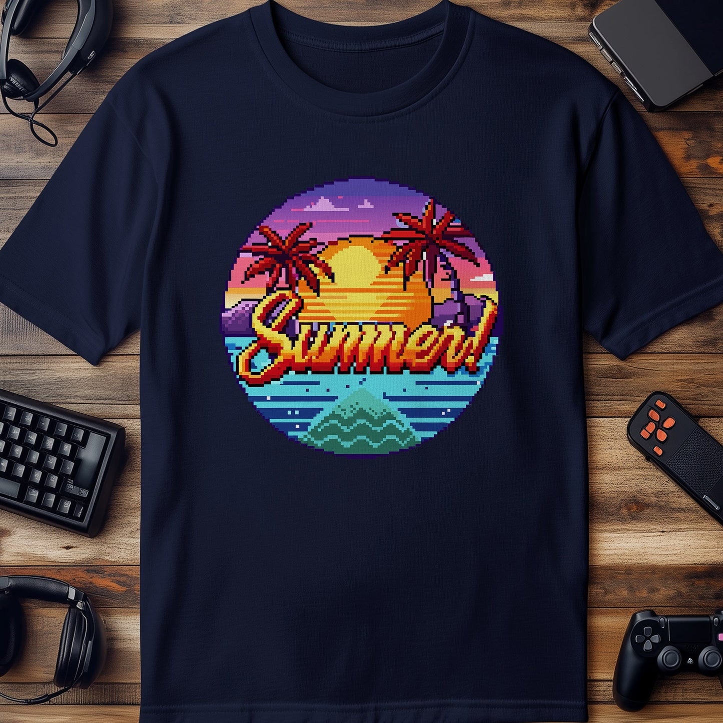 Pixel 88 Sunset T-Shirt