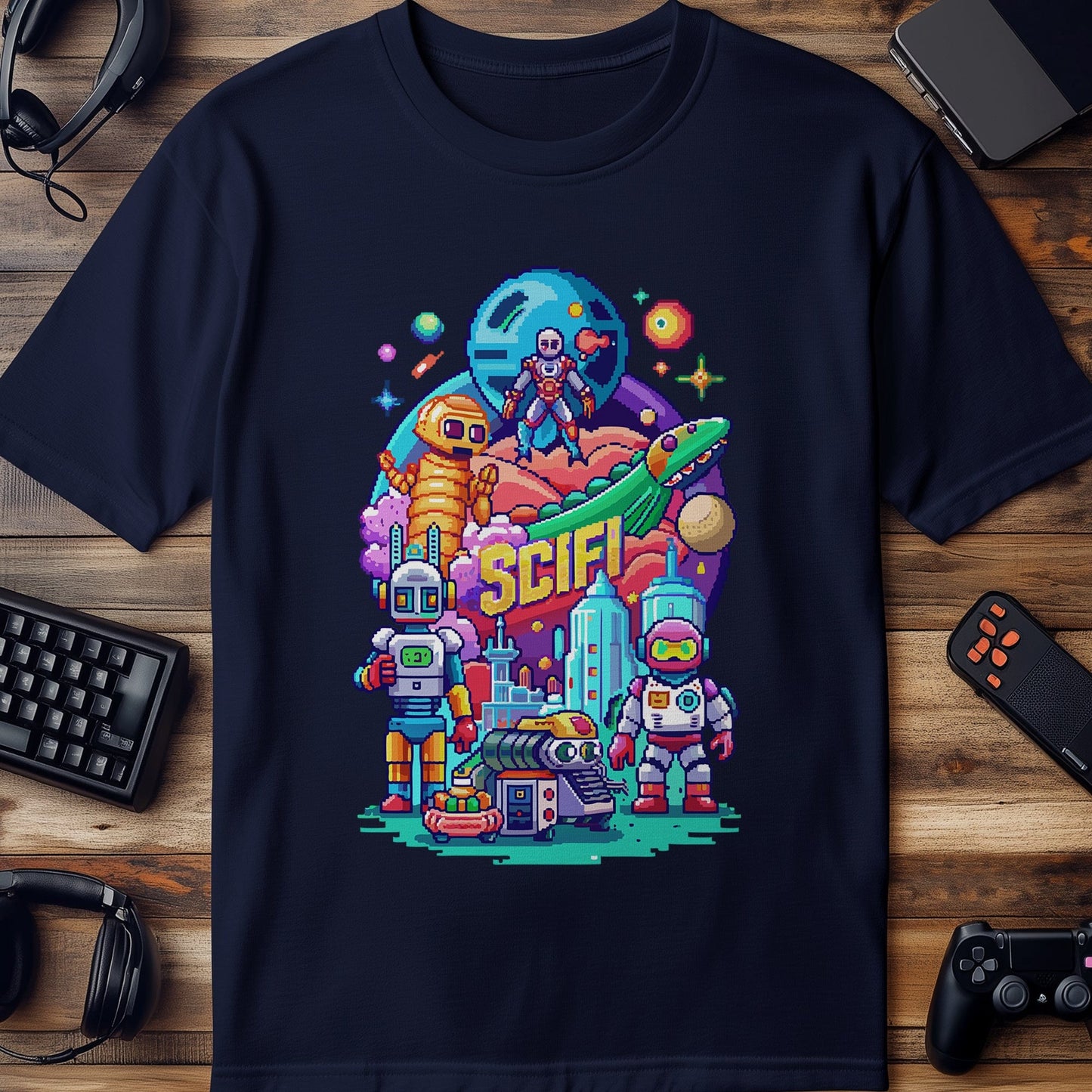 Pixel 77 Astronaut Adventure Tee