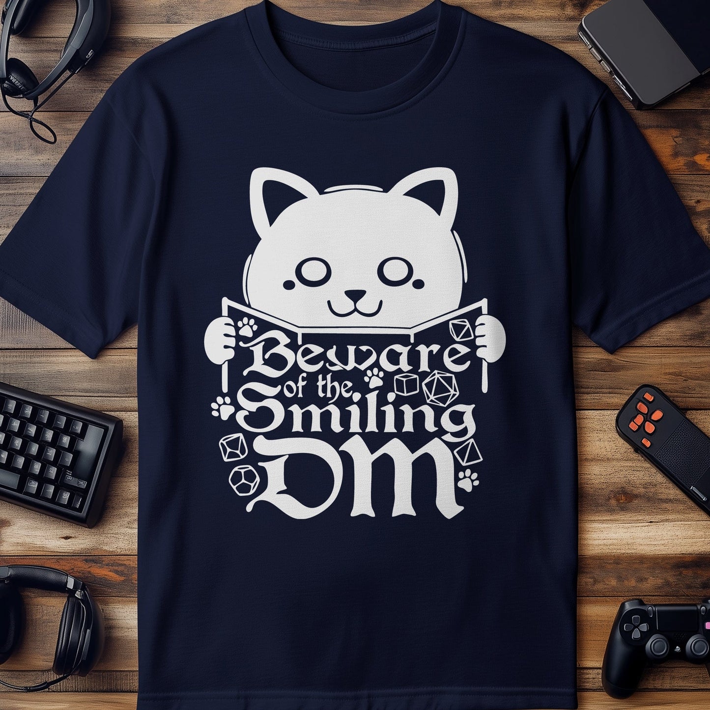 Beware the Smiling DM Cat T-Shirt