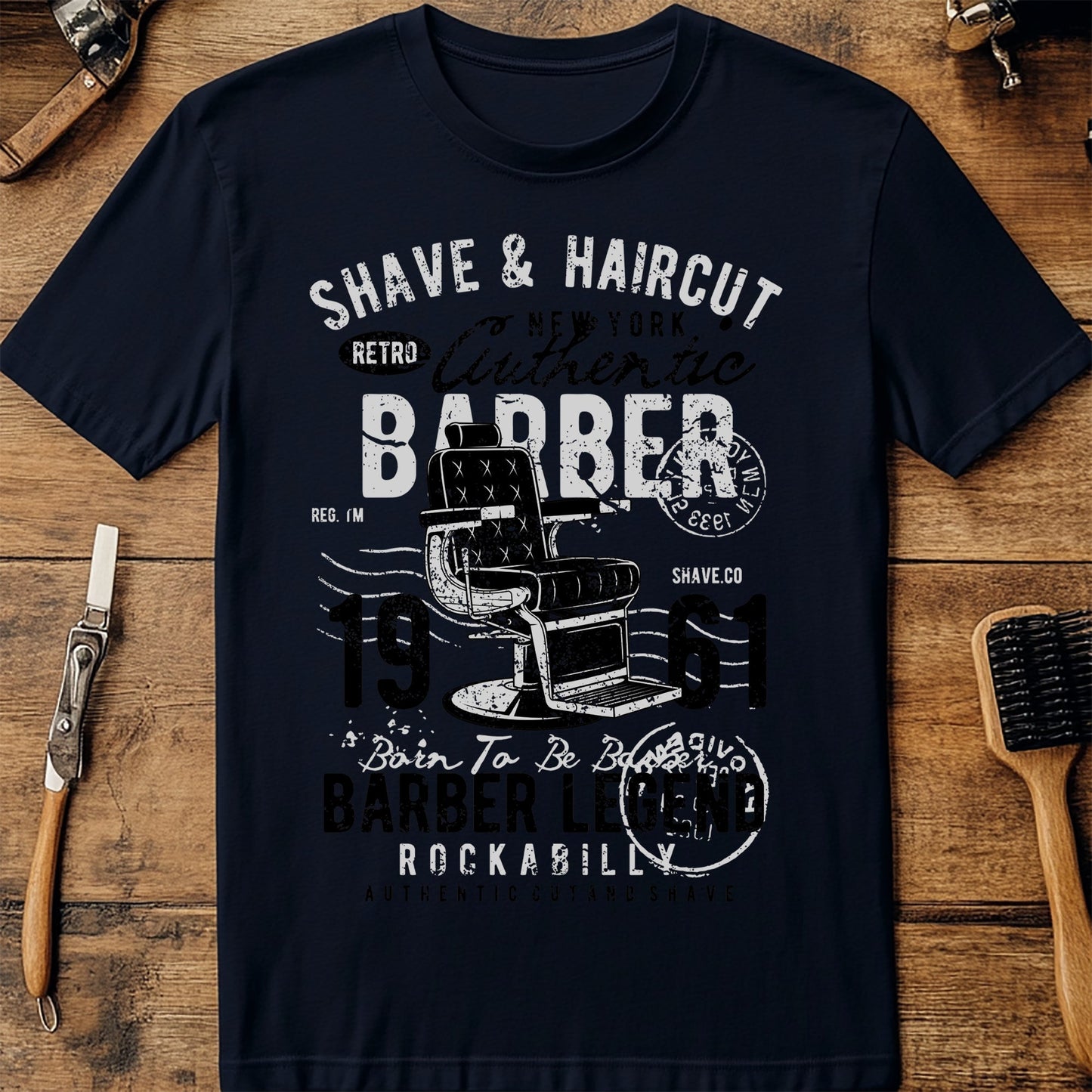 Retro Barber 1961 T-Shirt