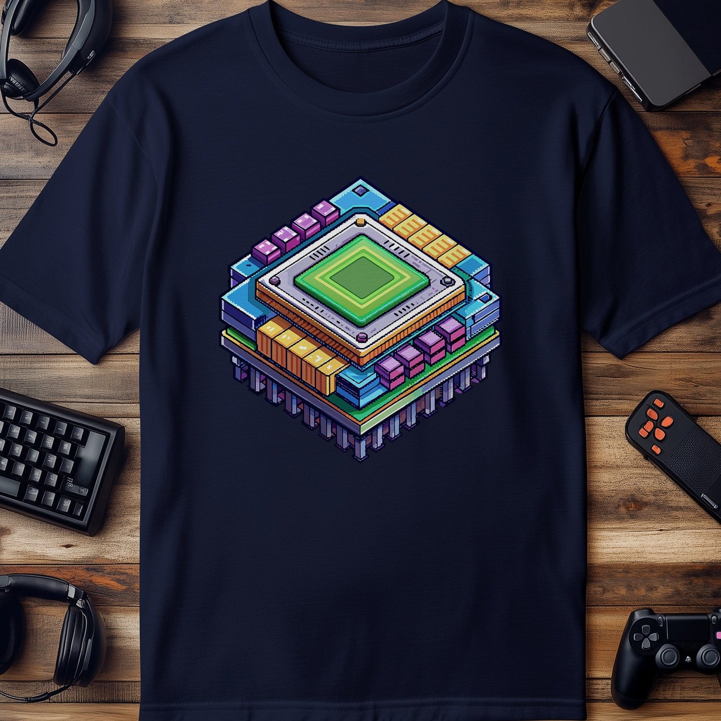 Pixel 96 Football Stadium T-shirt