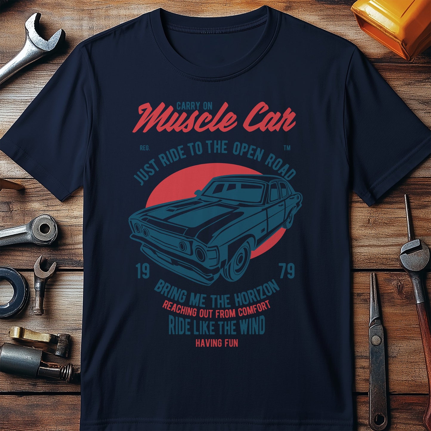 Muscle Car Just Ride t-shirt