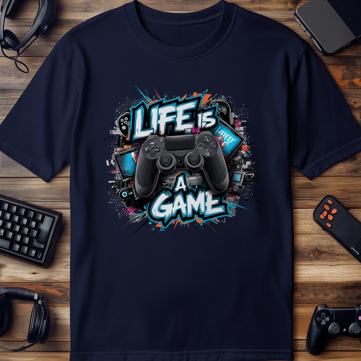 Gamer35 T-Shirt  Life is a Game
