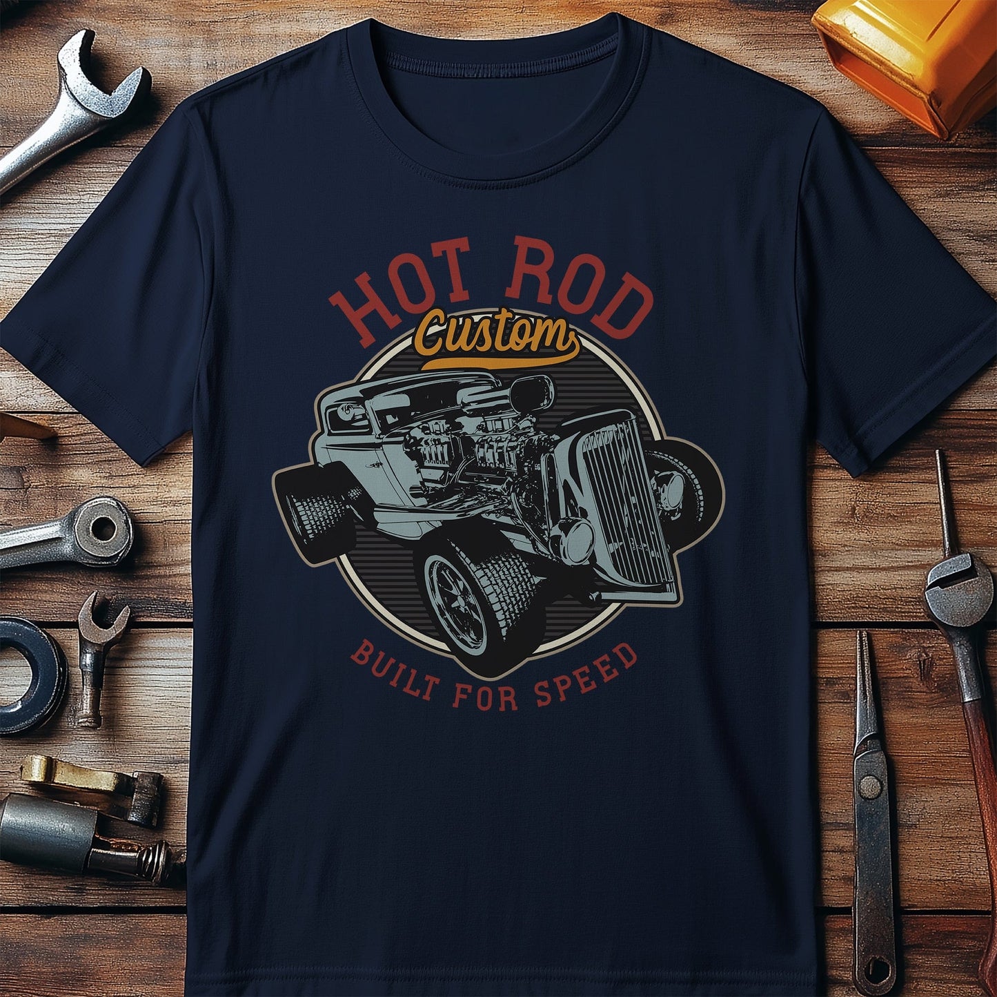 Hot Rod Custom Built for Speed T-Shirt