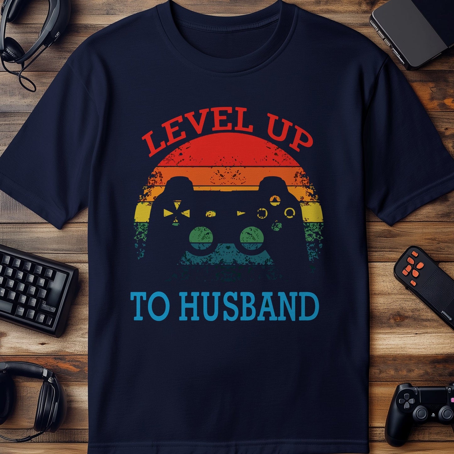 Gamer Leveled Up to Husband t-shirt