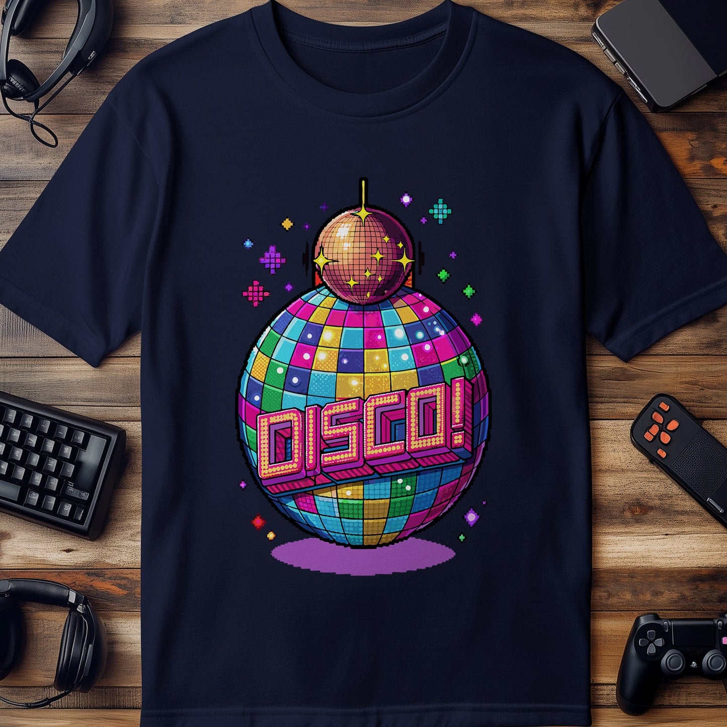 Pixel 98 Disco Ball T-shirt