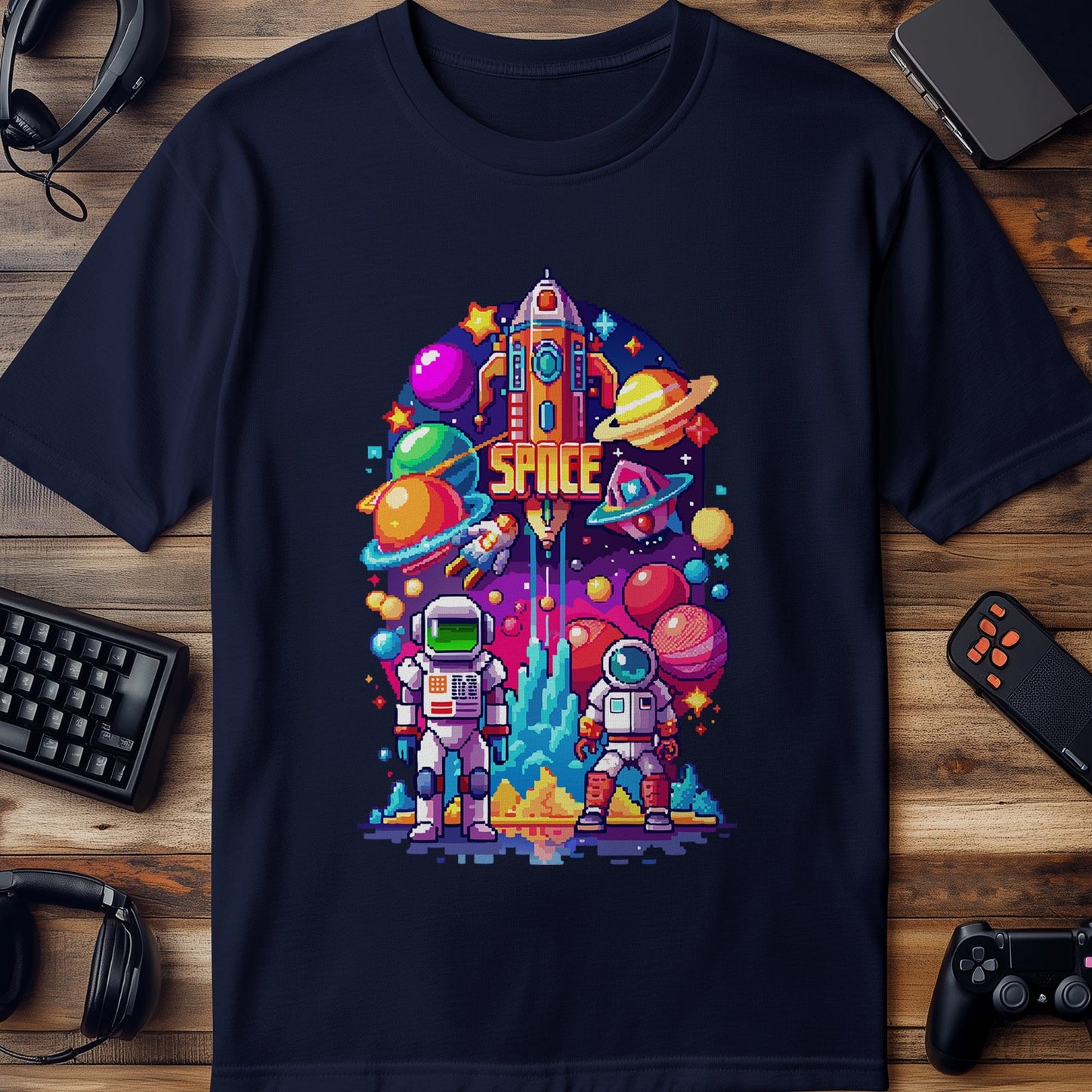 Pixel 97 Astronaut Adventure T-Shirt
