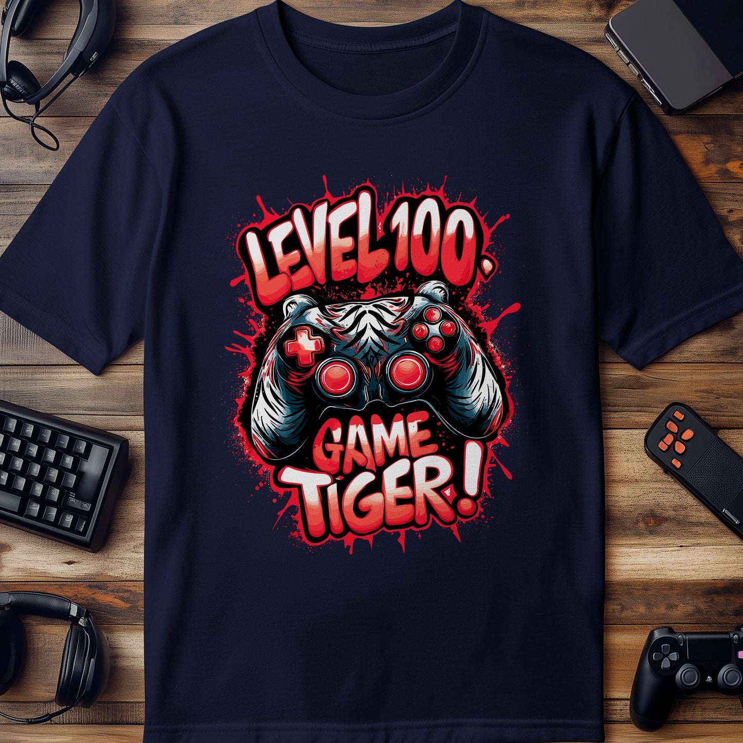 Gamer7 Level 100 Tiger t-shirt