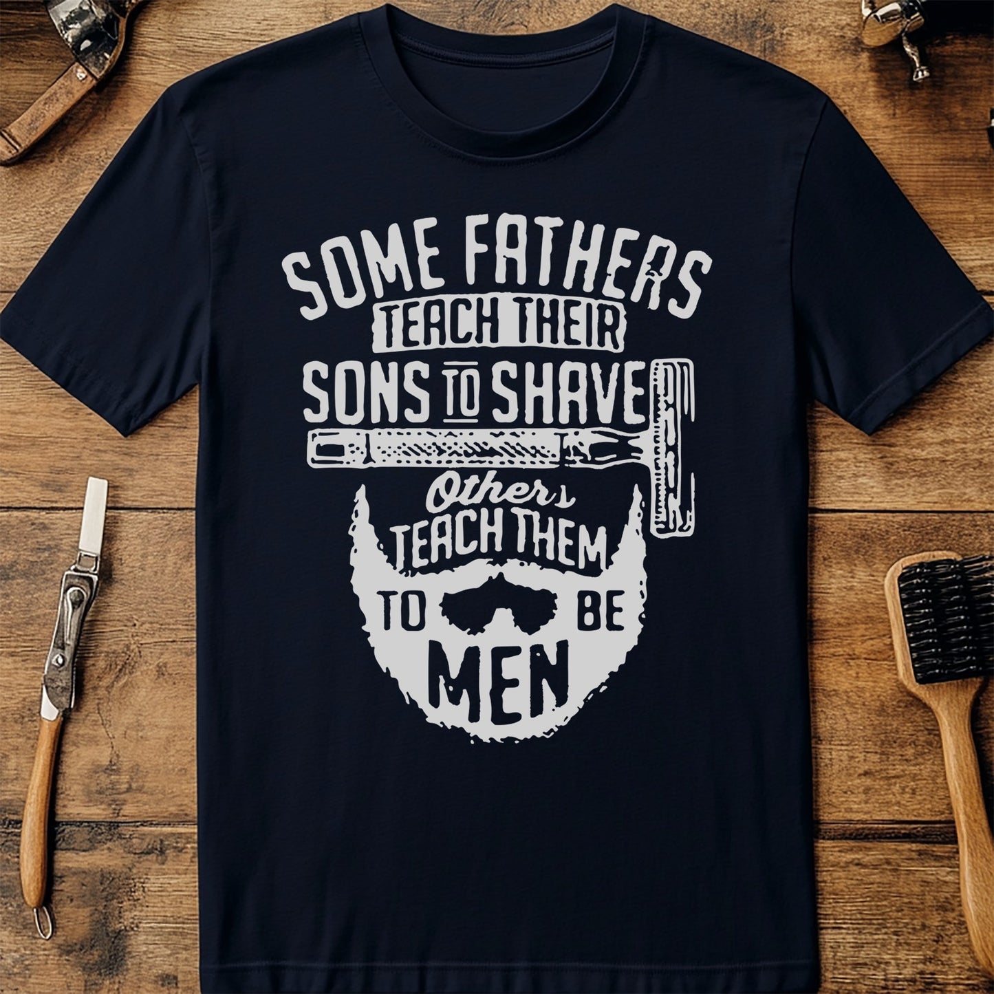 Teach Sons to Be Men Beard T-Shirt