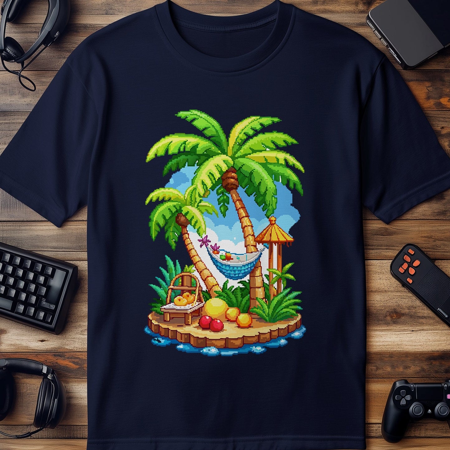Pixel 28 T-Shirt Island