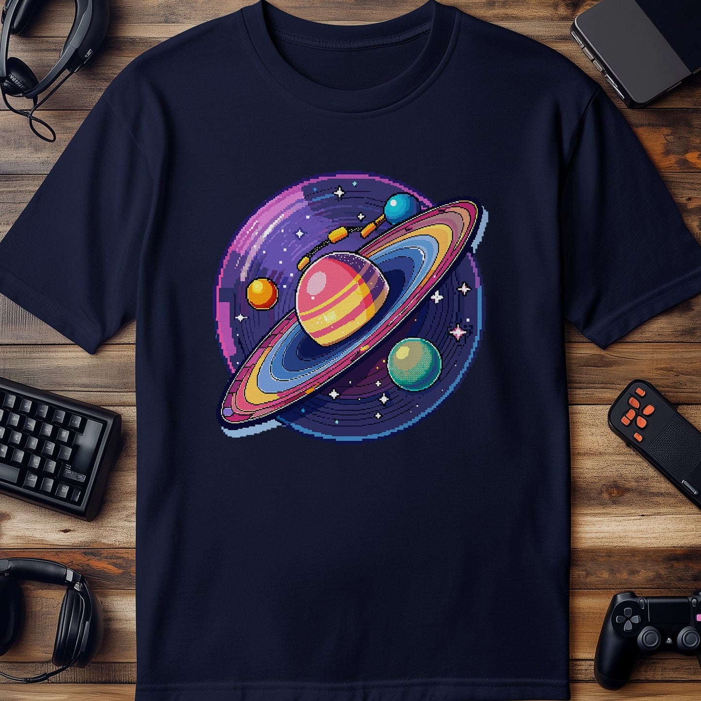 Pixel 61 Saturn t-shirt