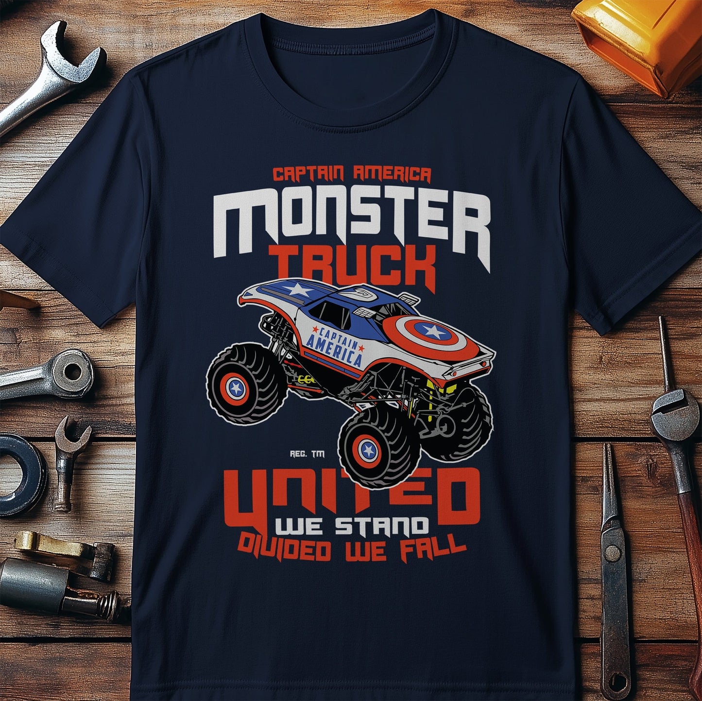 Capatian Monster Truck T-Shirt
