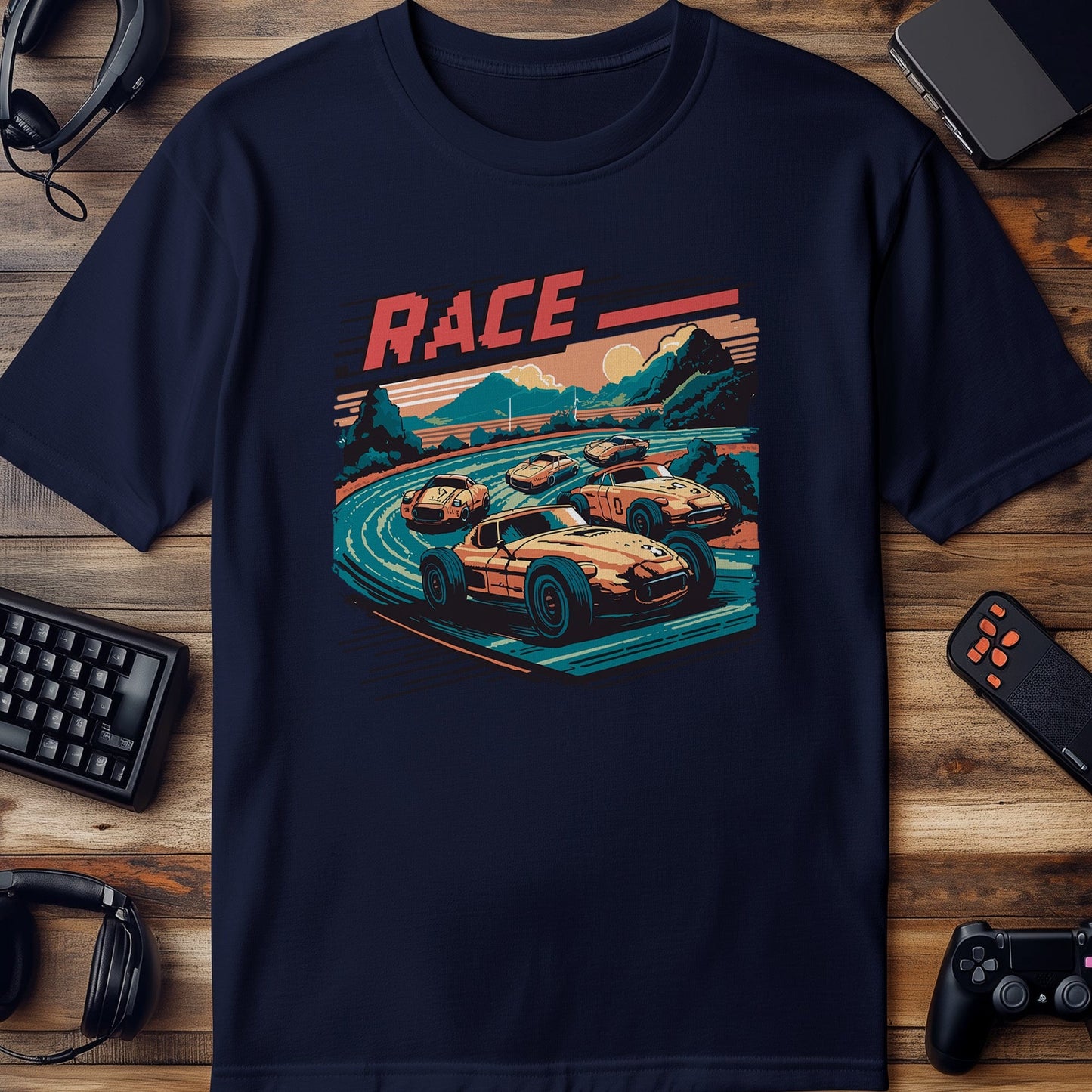 Pixel 1 Race Car T-shirt