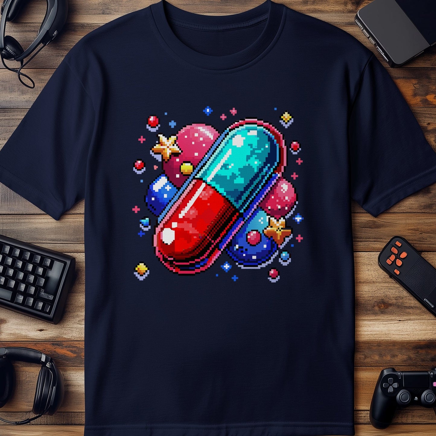 Pixel 22 Pill T-Shirt