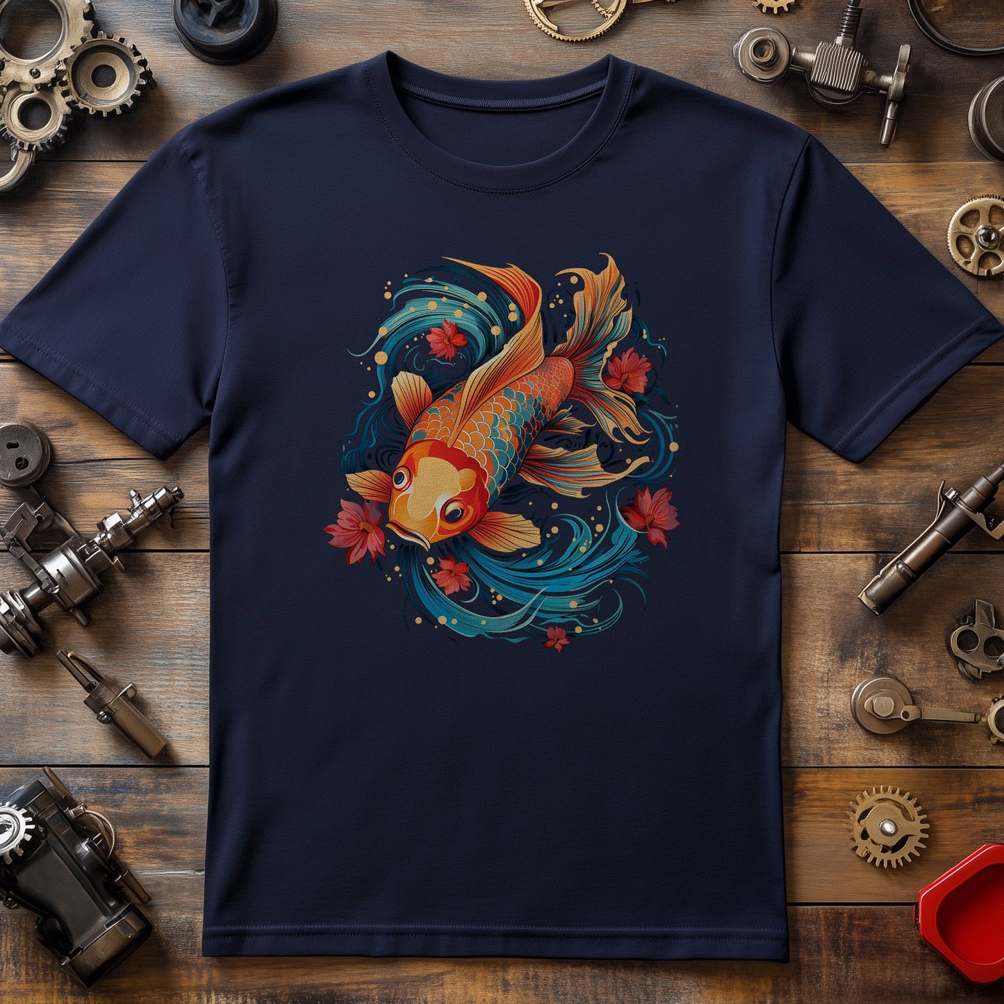 Koi Fish T-shirt - Dive into Fun!