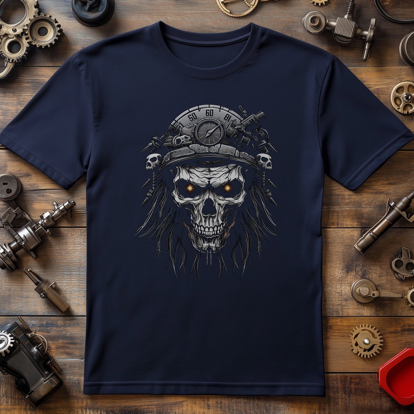 Time-Skull-1 T-Shirt - Hilarious