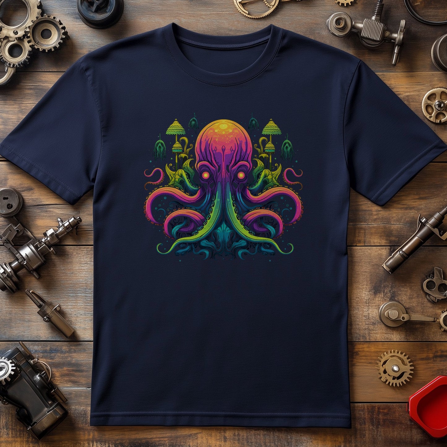 Trippy Octopus T-shirt - Dive into