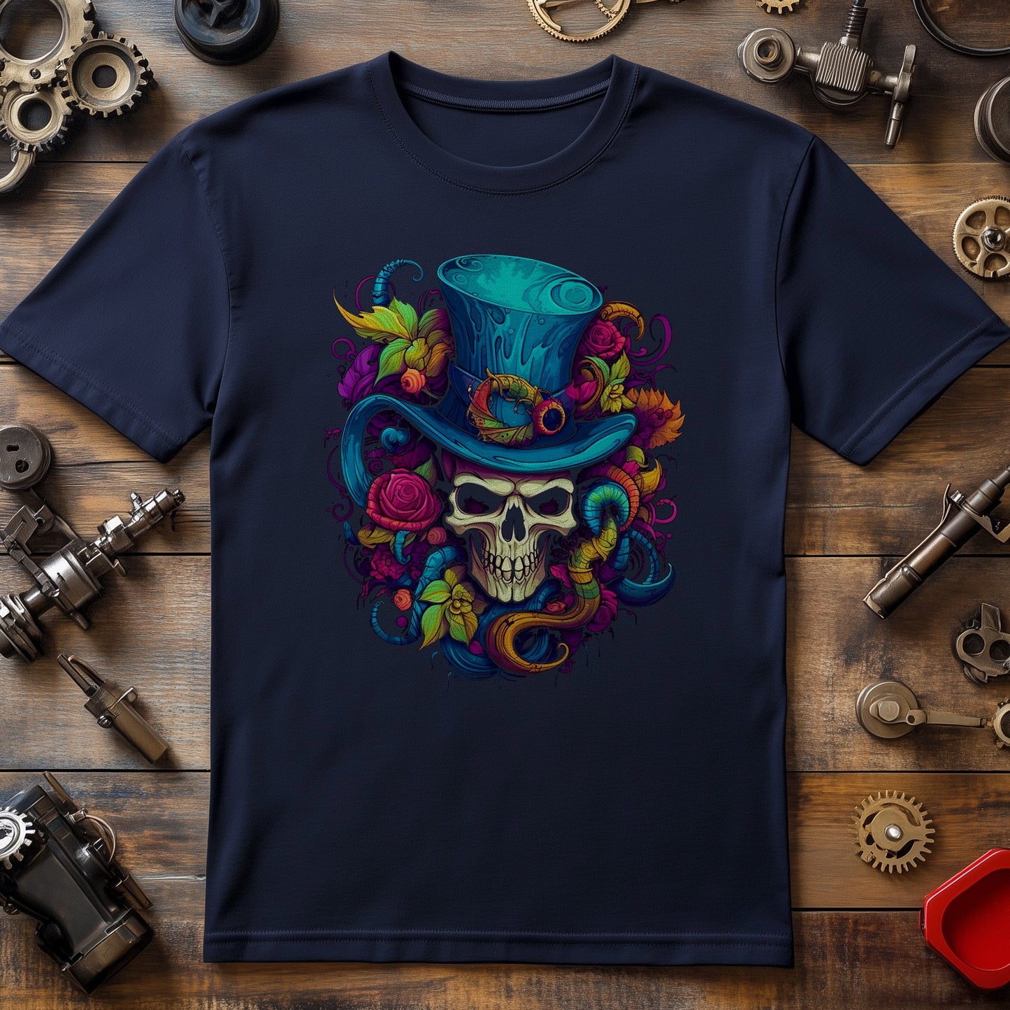 Pstchadelic Skull 4 T-Shirt - Top