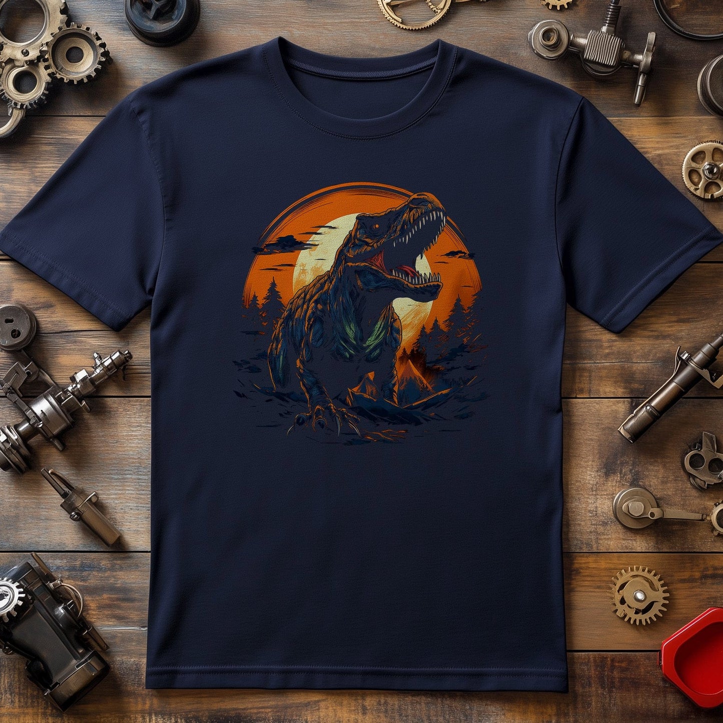 T-Rex Moon T-Shirt - Hilariously