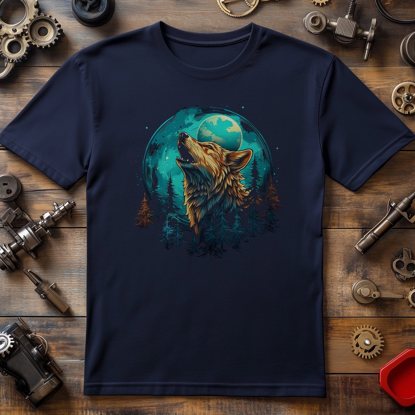 Wolf Moon Howl T-shirt - Unleash