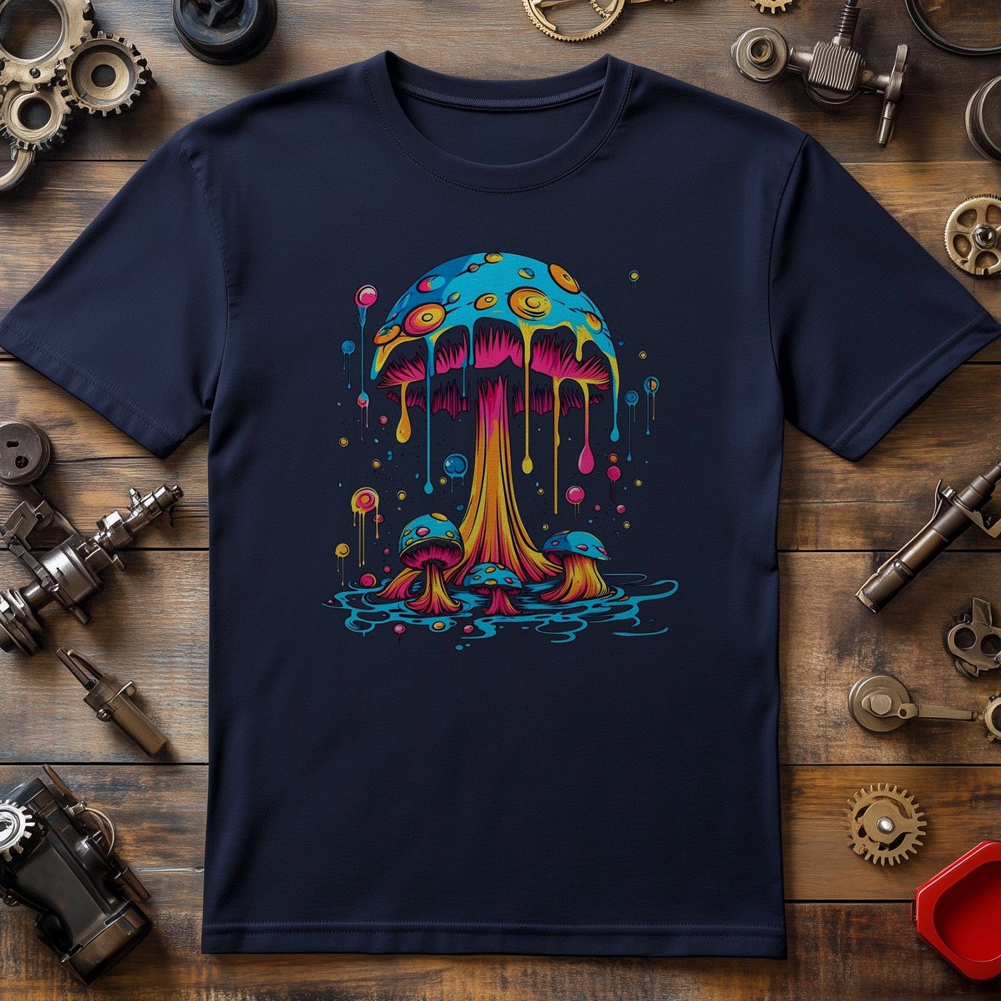 Drip-Mushroom T-Shirt - Get Your