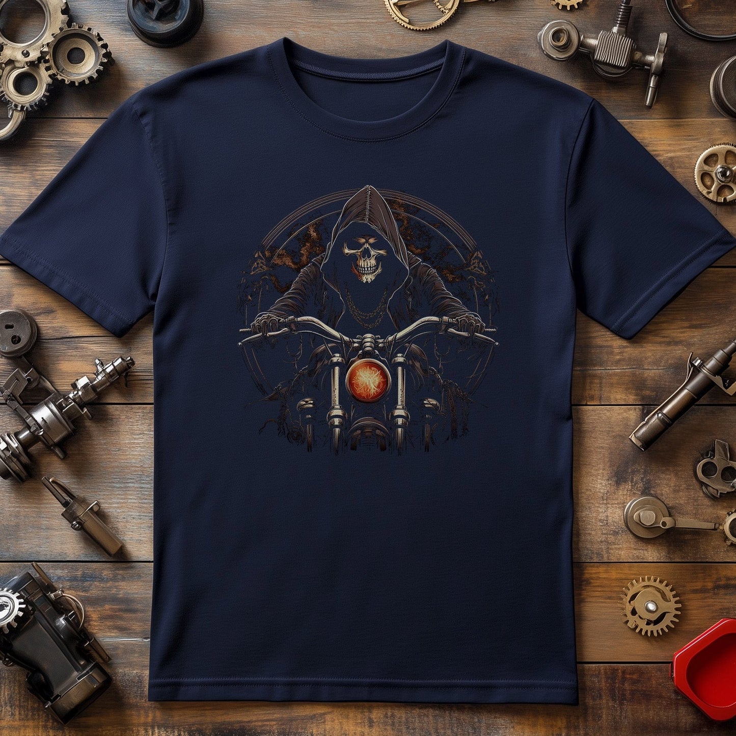 Grim Biker T-Shirt - Ride with the
